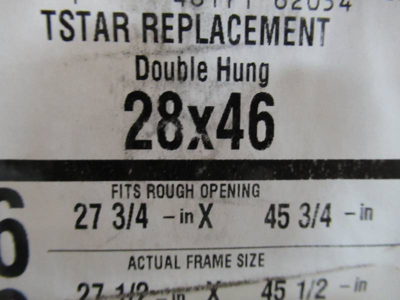 lot 67 image: Pella Thermastar Vinyl Replacement White Exterior Double Hung Window (Rough Opening 28-in x 46-in Actual 27.5-in x 45.5-in) 1000007104