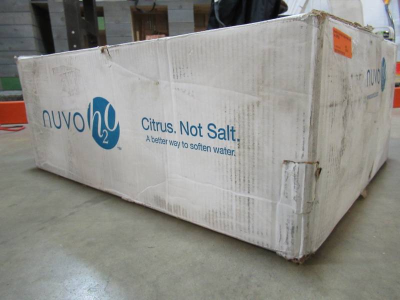 lot 99 image: NuvoH2o Complete System Water Softener DPNCB, NEW IN BOX.