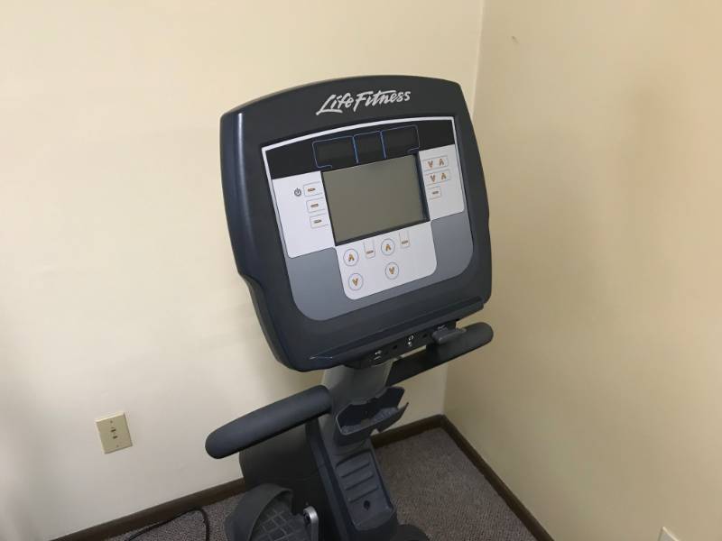 lot 8 image: Life Fitness Elevation recumbent bike