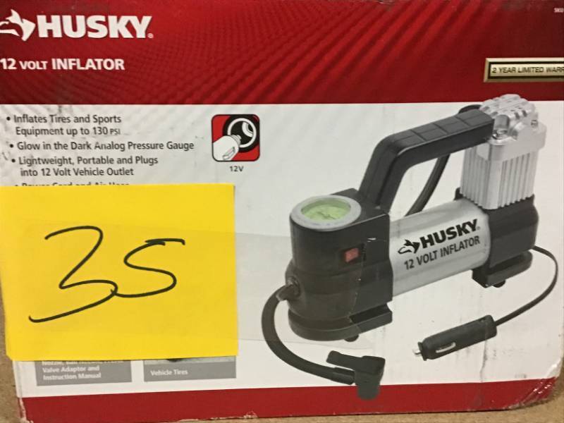 lot 35 image: Husky 12-Volt Inflator in good condition