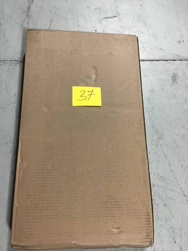 lot 37 image: ClosetMaid Impressions 3-Shelf White Shoe Organizer not used