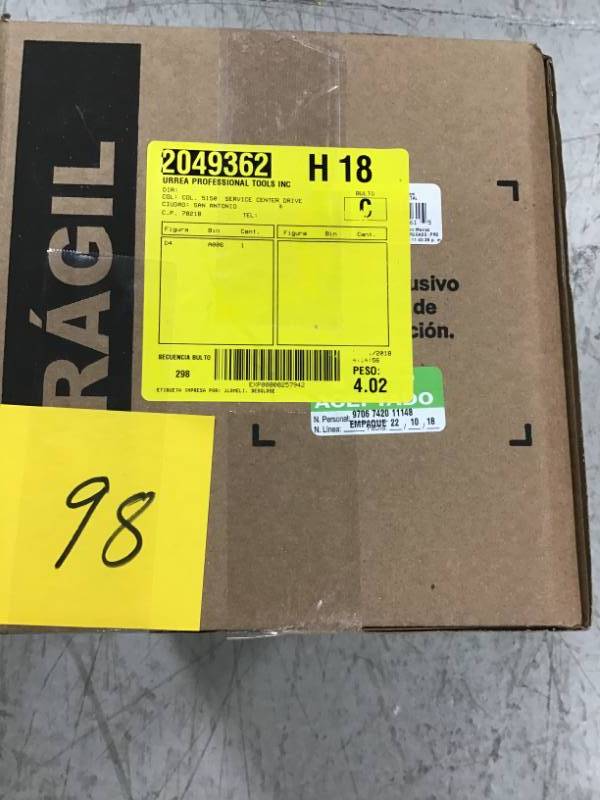 lot 98 image: URREA RED TOOL BOX new