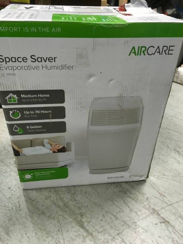 lot 13 image: AIRCARE 6-Gal. Evaporative Humidifier for 2700 sq. ft. open box in like new condition