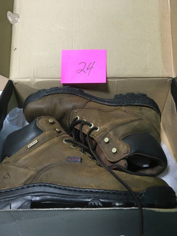 lot 24 image: Wolverine W05484 10.5EW SZ10.5 EW 6 Inch Durbin Boot not used