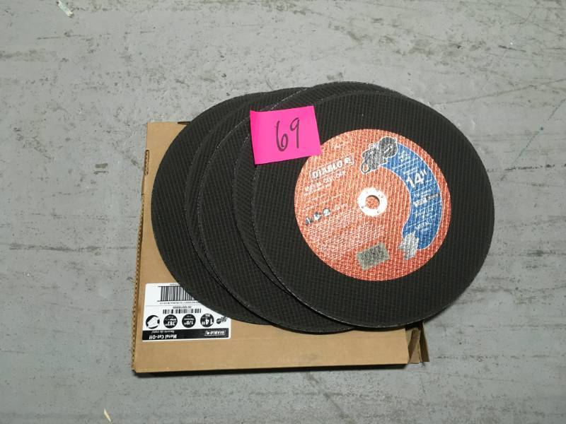 lot 69 image: FREUD DBD140125G01F 14 In. Metal High Sp QTY 5 not used