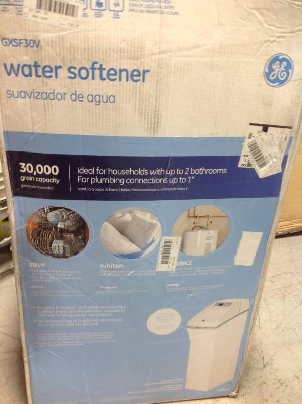 lot 107 image: GE 30,000 Grain Water Softener NOT USED FOR PARTS O REPAIR