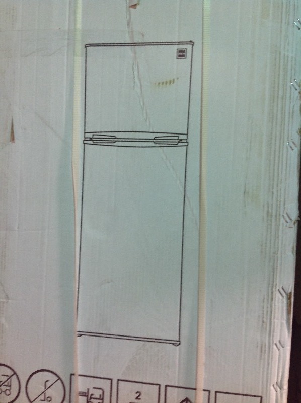 lot 101 image: RCA  7.5 cu. ft. Mini Refrigerator with Stainless Look  NOT USED