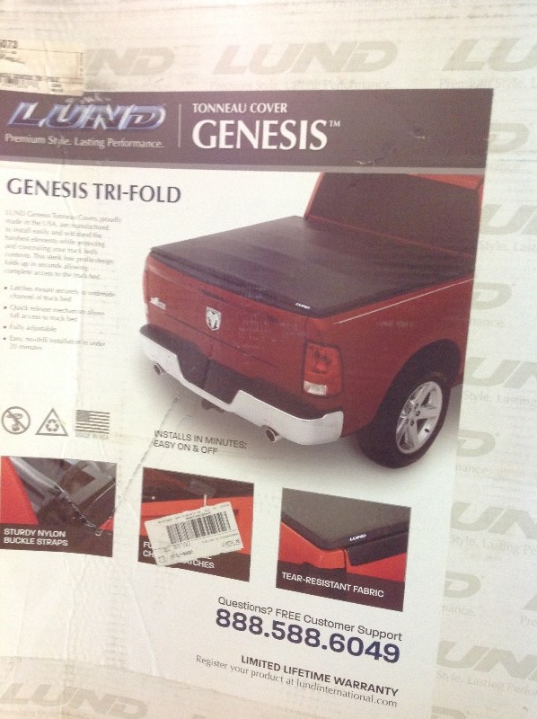 lot 106 image: Lund  Genesis Tri-Fold 2004 to 2014 Ford F-150 Tonneau Cover  not used