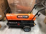 lot 109 image: Dyna-Glo Pro 180K or 220K BTU Forced-Air Kerosene Portable Heater in good conditions