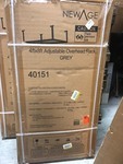 lot 105 image: Lot of 2 NewAge Products Performance 96 in. L x 48 in. W x 42 in. H Adjustable VersaRac Ceiling Storage Rack in Gray not used