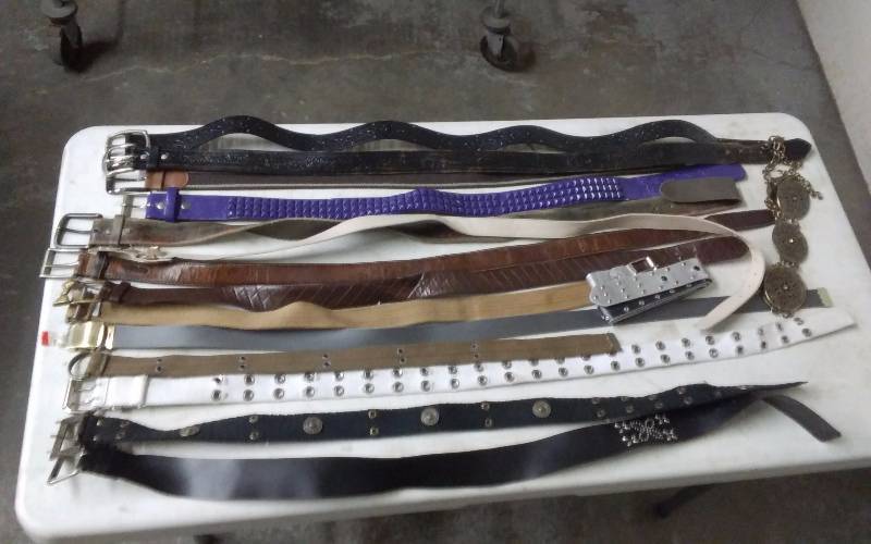 Lot Of Fashion Belts