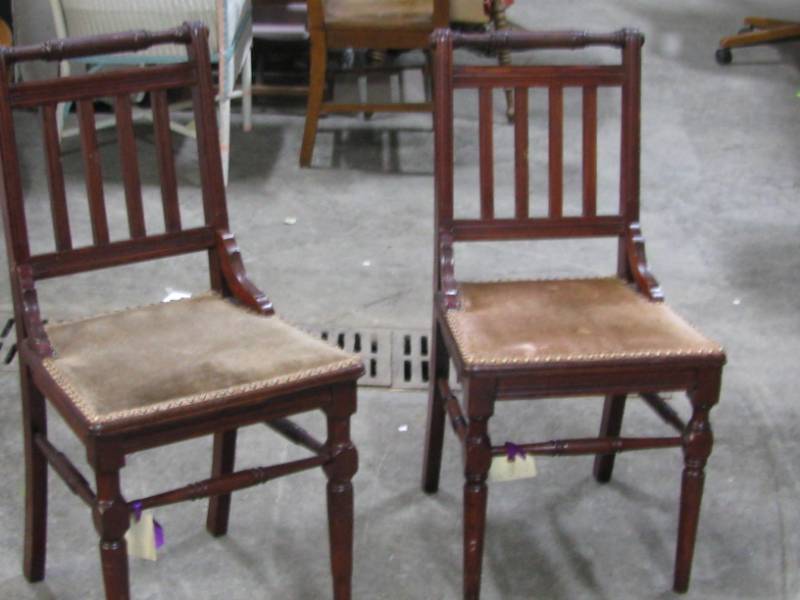 lot 14 image: Antique Chairs