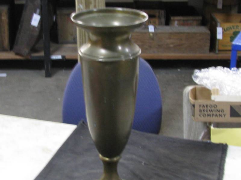 lot 51 image: Metal Vase