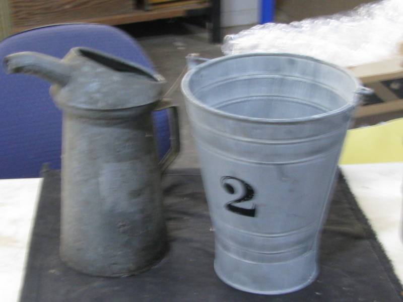 lot 54 image: Oil Dispenser & Pail