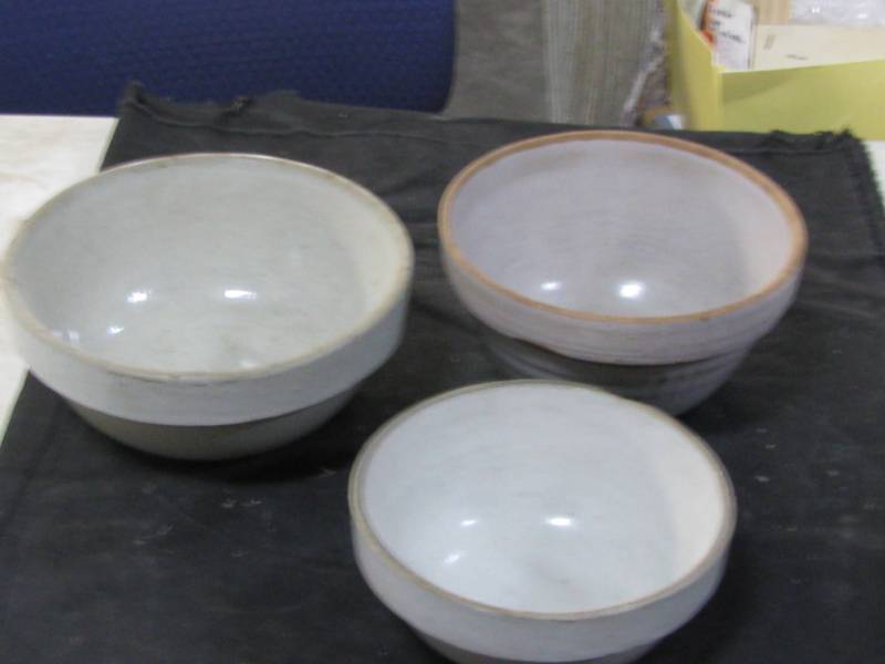 lot 60 image: Crock Bowls