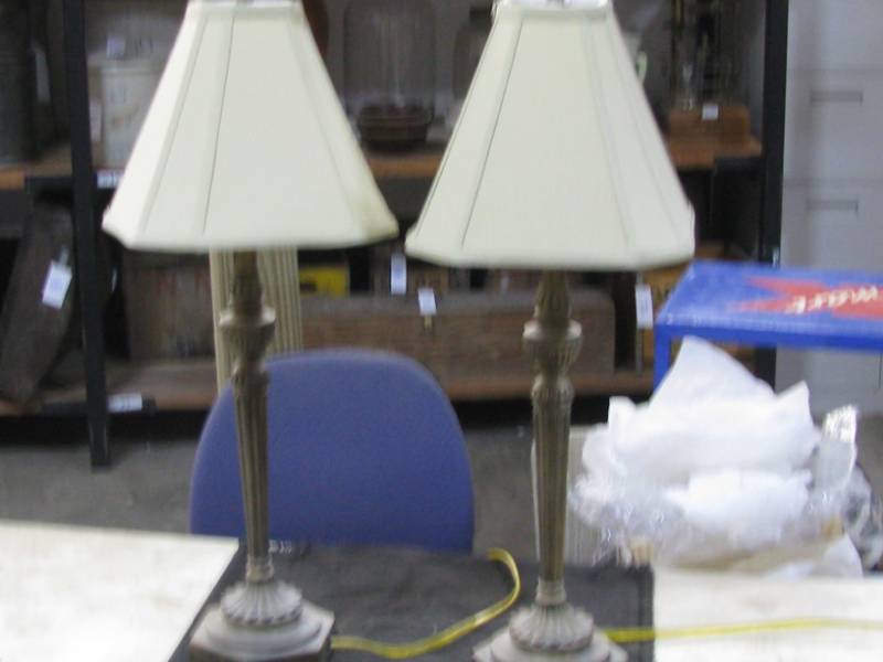 lot 70 image: Metal Base Lamps