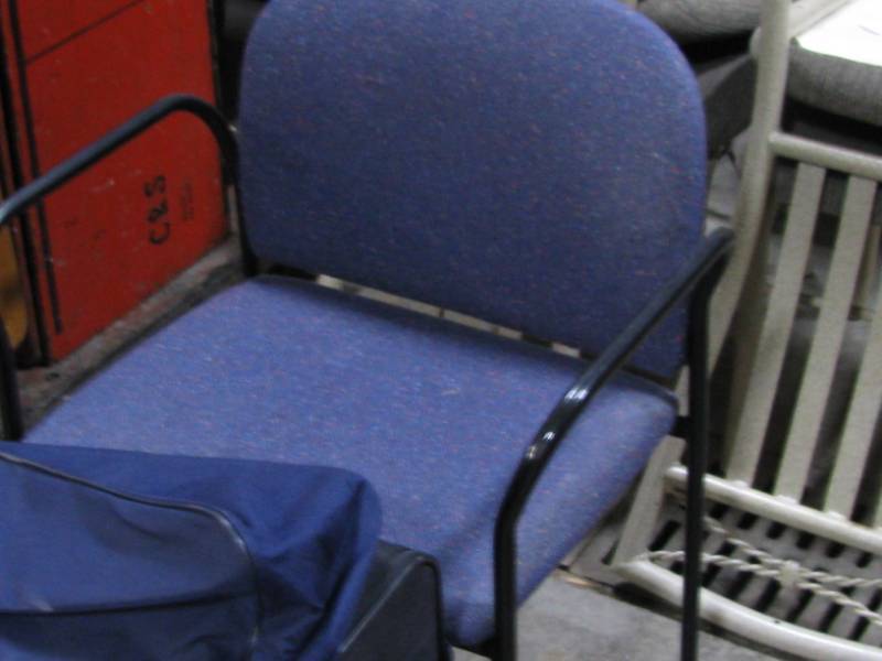 lot 96 image: Office Chair & Luggage
