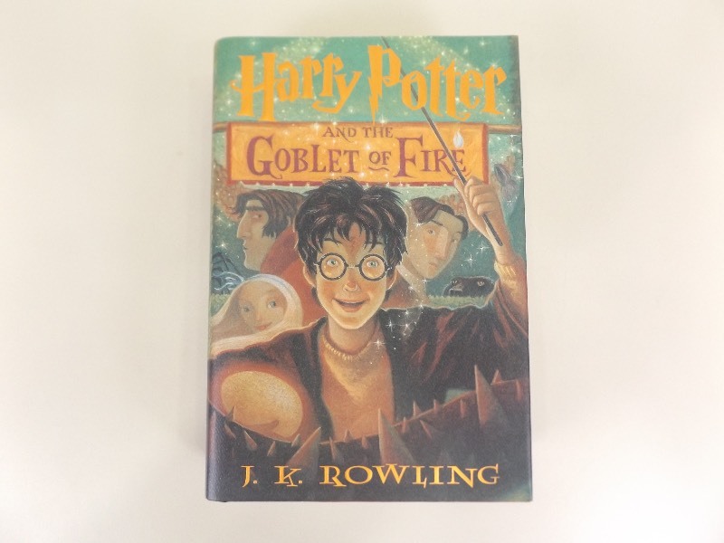 lot 33 image: UNREAD First American Edition Harry Potter and the Goblet of Fire