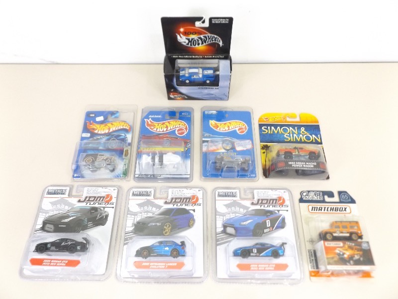 lot 49 image: Lot of 8 NEW Hot Wheels etc. Treasure Hunts etc.