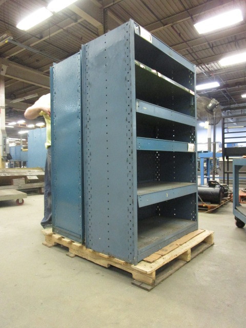 lot 52 image: STEEL PARTS BINSSHELVING UNITS