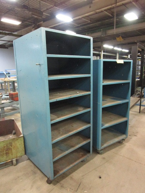 lot 60 image: ROLLING STEEL SHELVING UNITS