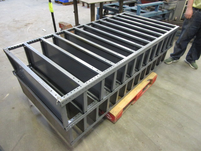 lot 80 image: BIN STORAGE SHELVING