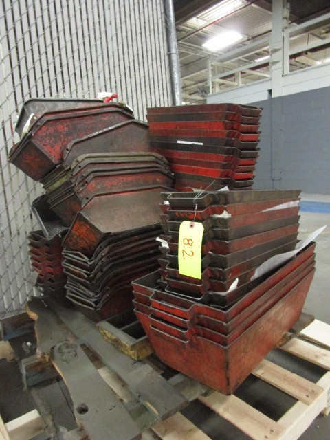 lot 82 image: STEEL PARTS PANS