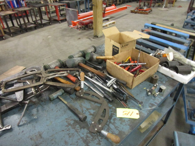 lot 115 image: ASSORTED HAND TOOLS