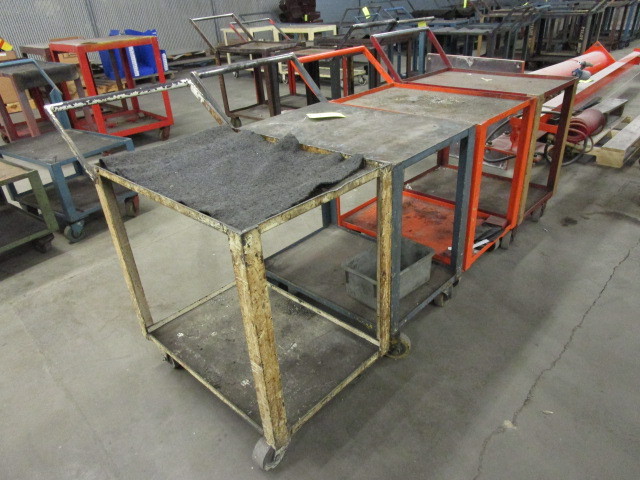 lot 136 image: ROLLING STEEL CARTS
