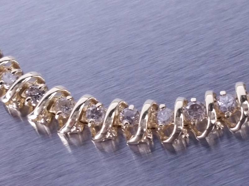 Ladies Diamond Estate Bracelet 10k