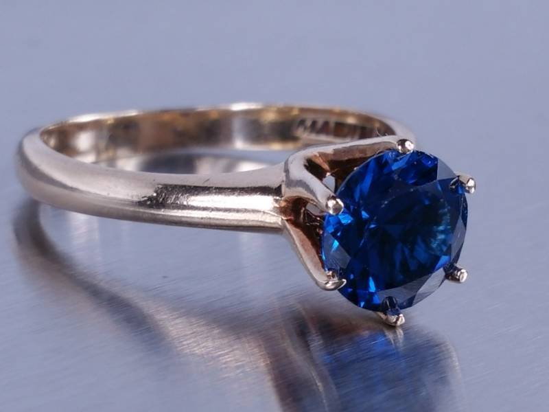 Sapphire Estate Estate Ring 10k