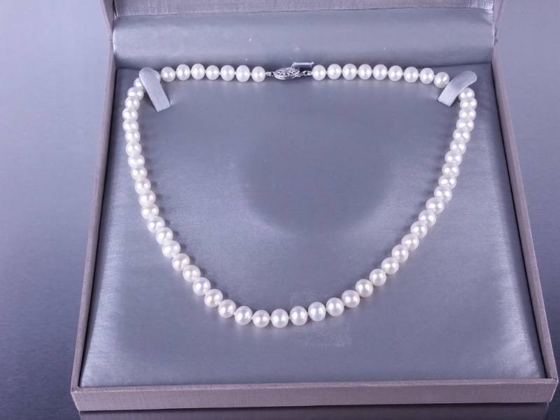 Pearl Necklace Zales Clearance, 51% OFF 