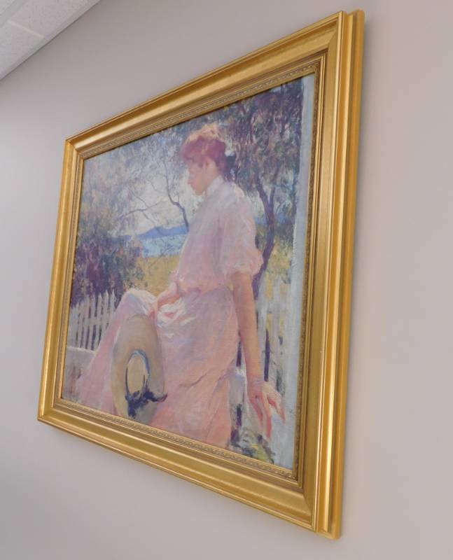 lot 1 image: Frank W. Benson, Eleanor (1907)