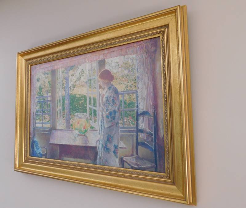 lot 2 image: Childe Hassam, The Goldfish Window (1916)
