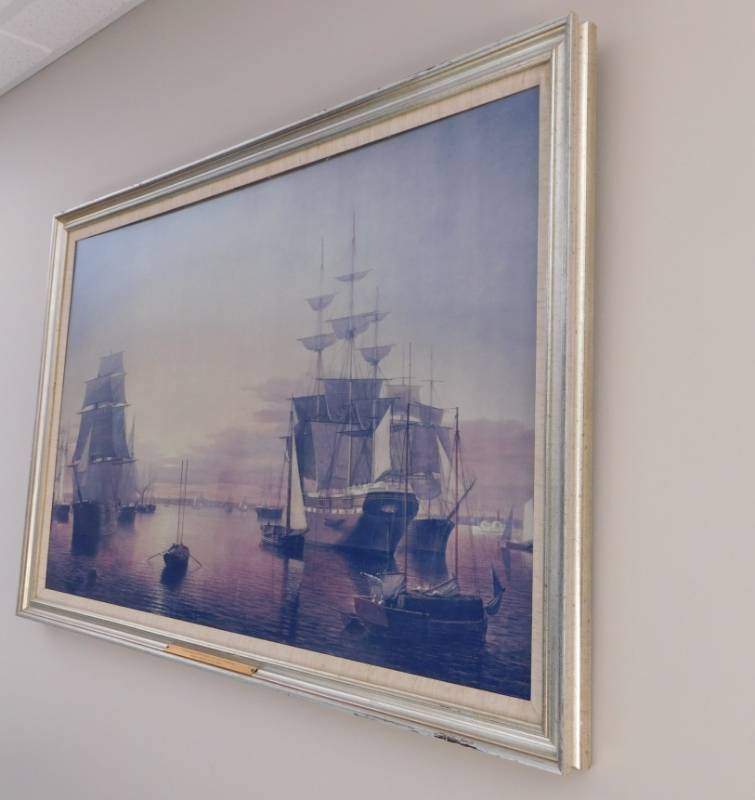 lot 4 image: Fitz Henry Lane, Boston Harbor (about 1850 to 1855)