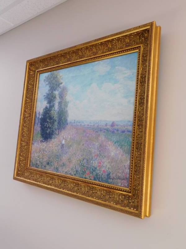 lot 7 image: Claude Monet, Poplars (1875)