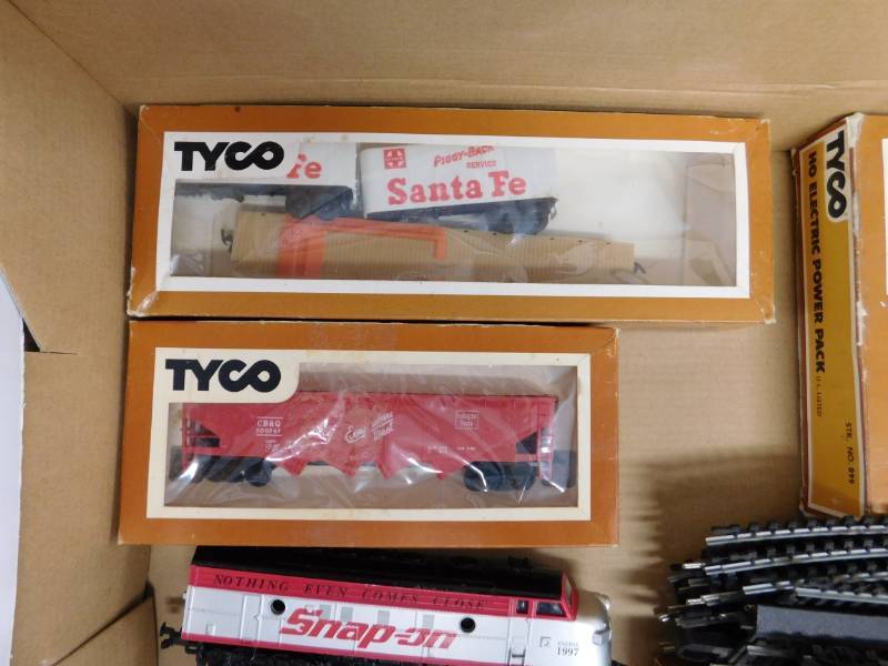 lot 53 image: Misc. Lot of Tyco Collectible Trains & More