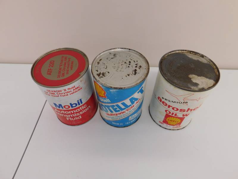 lot 56 image: Misc. Lot of Collectible Oil Cans