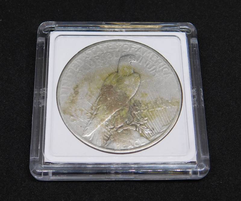lot 27 image: 1926 S Peace Silver Dollar Coin in Air-Tite Holder