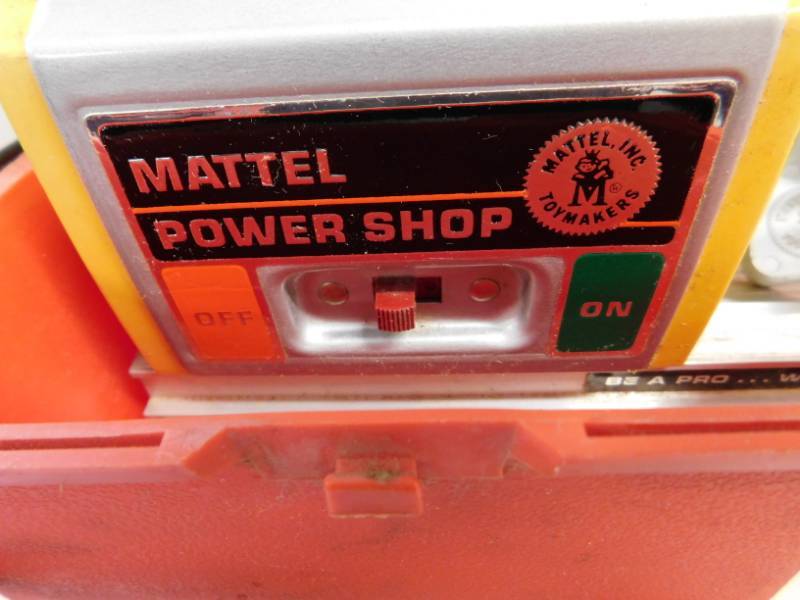 lot 100 image: Mattel Power Shop with Case