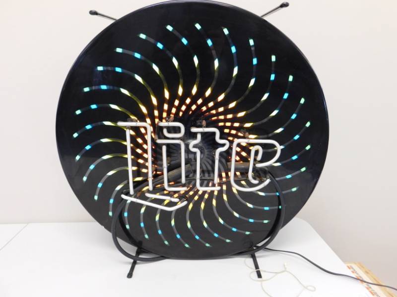 lot 110 image: Miller Brewing Company Lite Sign
