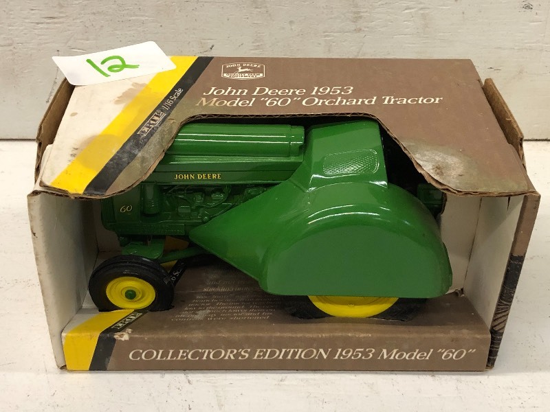 lot 12 image: John Deere 1953 Model-60 Orchard Tractor