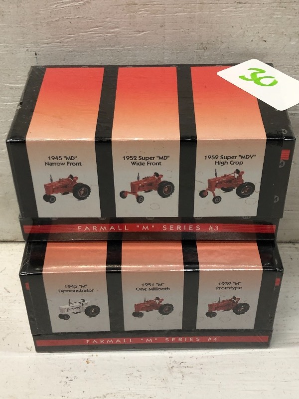 lot 30 image: (2) Ertl 3-Piece Collectors Sets