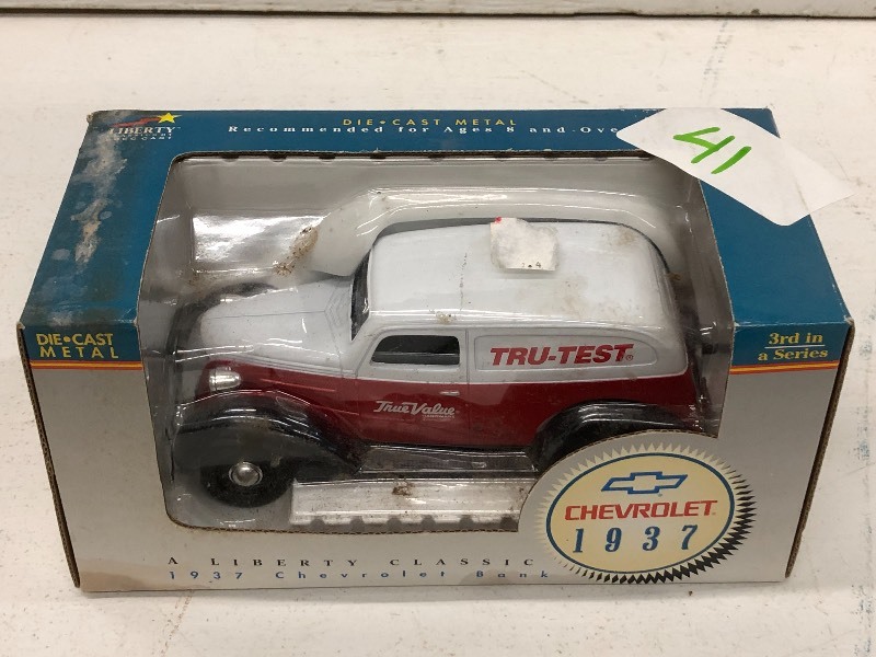 lot 41 image: 1937 Chevrolet Coin Bank