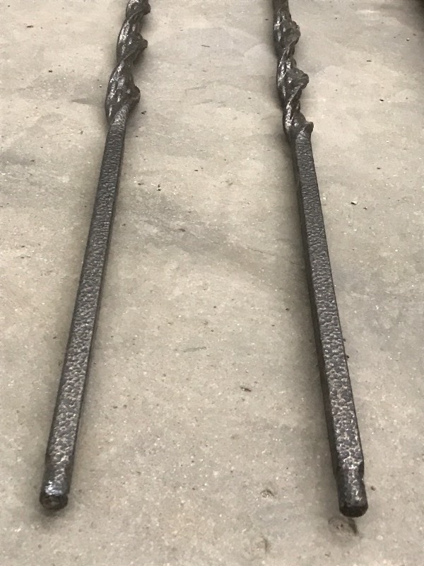 lot 10 image: (10) Wrought-Iron Railing Spindles