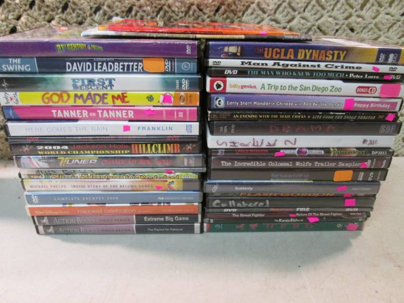 Lot of DVDs  EW3...