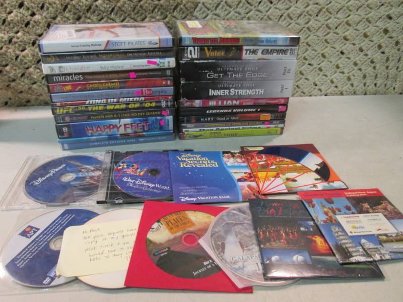 Lot of DVDs  EW3...