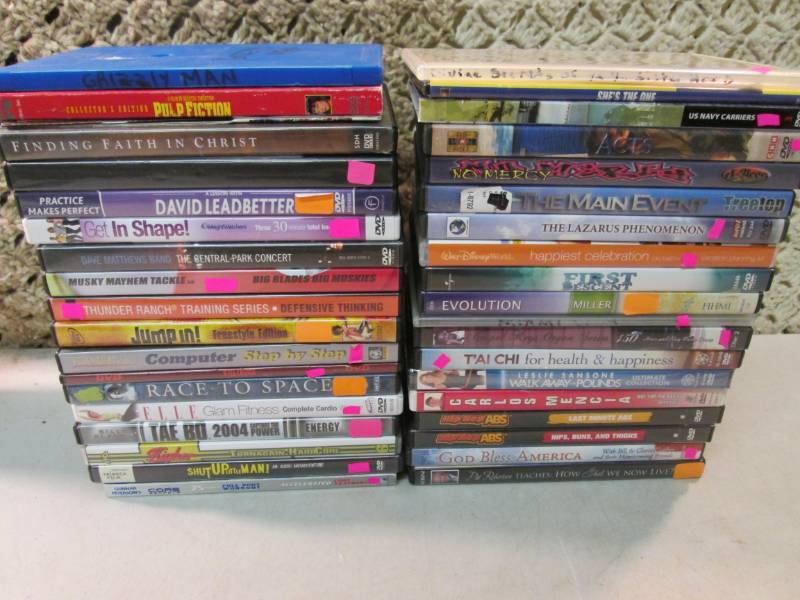 Lot of DVDs  RM5...