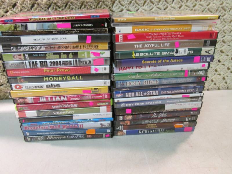 Lot of DVDs  RMC...