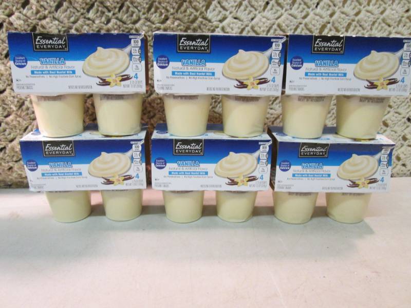 6 4-Cup Packs of Vanilla Pudding Be...
